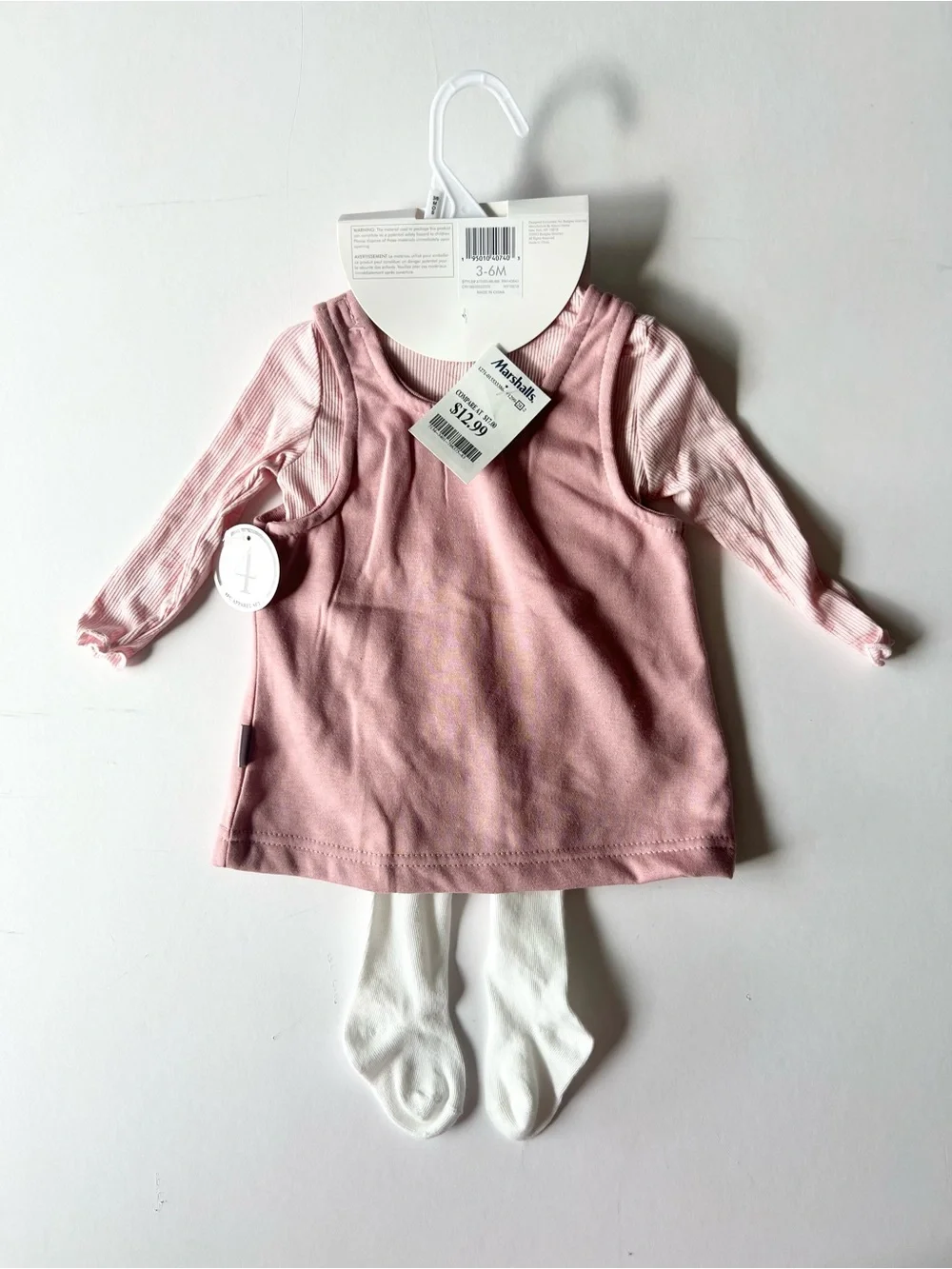 6 Baby Girl Pink Matching Sets size 3-6 months Assorted clothes and accessories